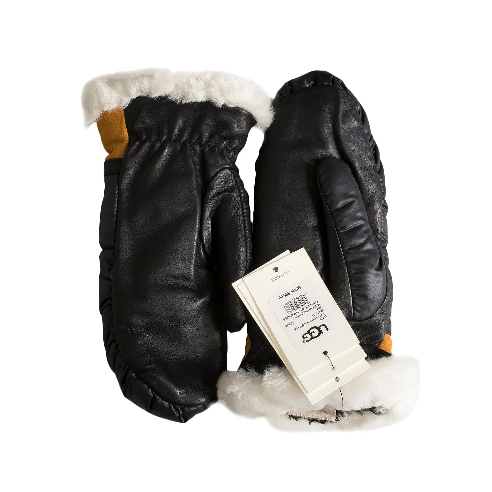 UGG All Weather Mitten Black Chestnut - Women's