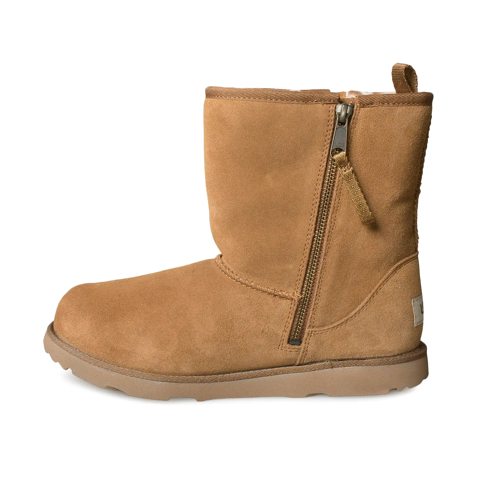 UGG Classic Dual Zip Chestnut Boots - Youth