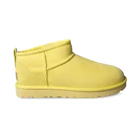 UGG Classic Ultra Mini Margarita Yellow Boots - Women's