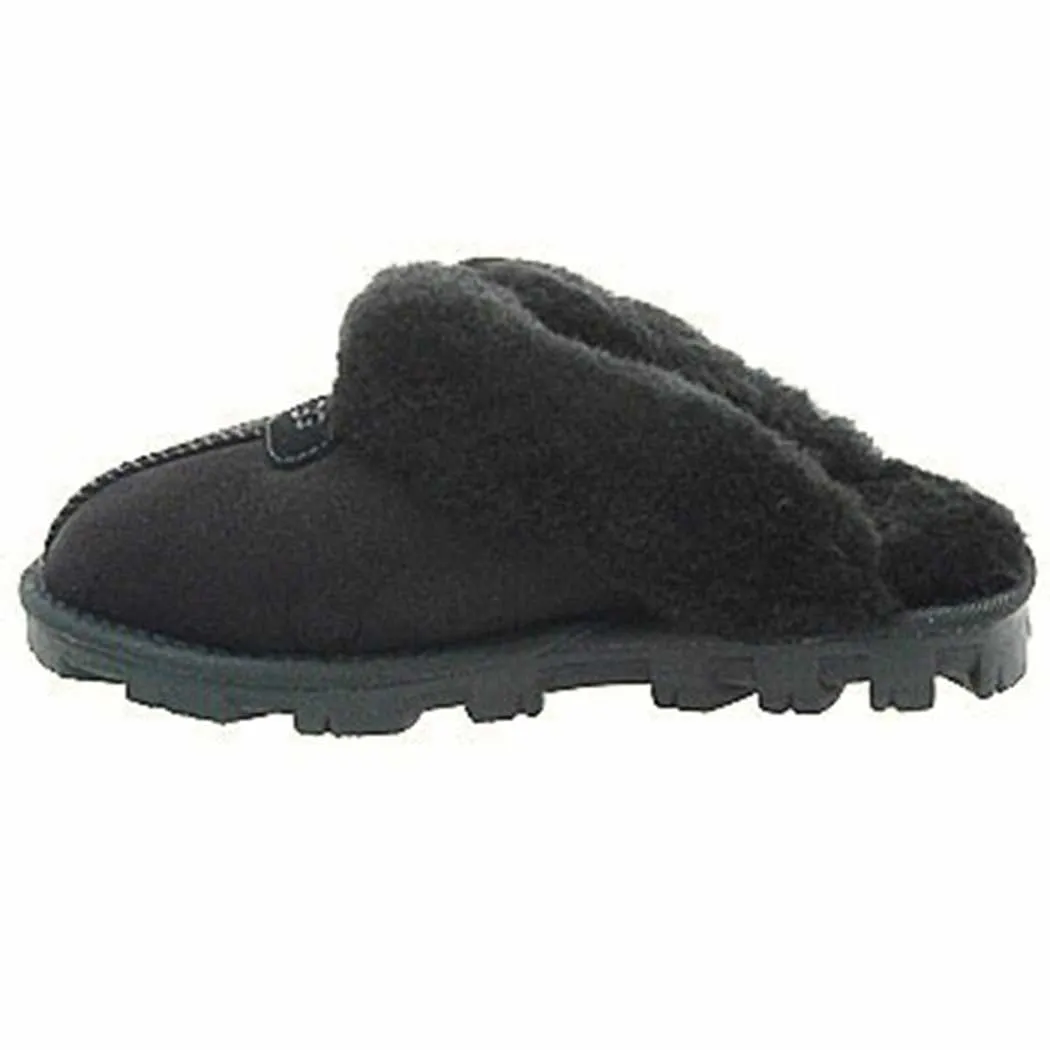 UGG Coquette Shearling Slipper Black (Women's)