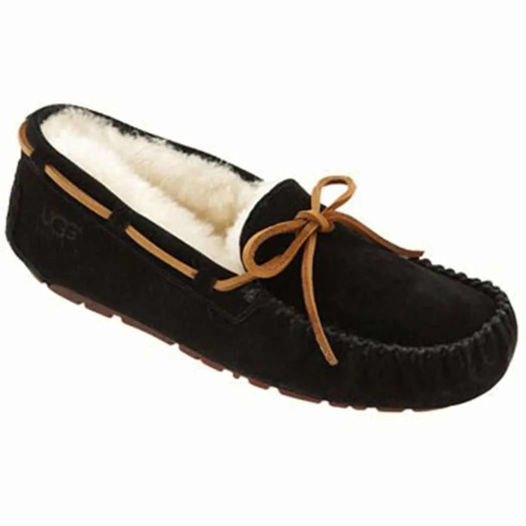 UGG Dakota Suede Moccasin Slipper Black (Women's)