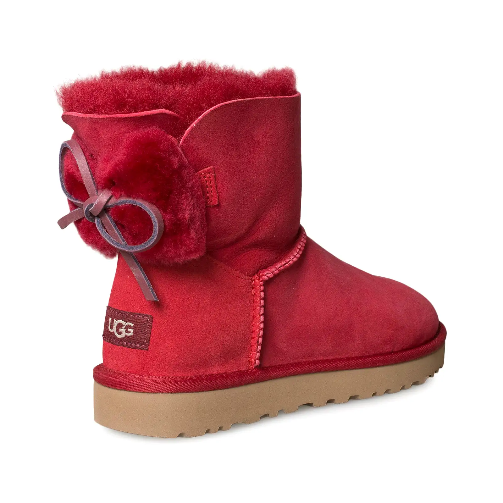 UGG Double Bow Mini Red Kiss Boots - Women's