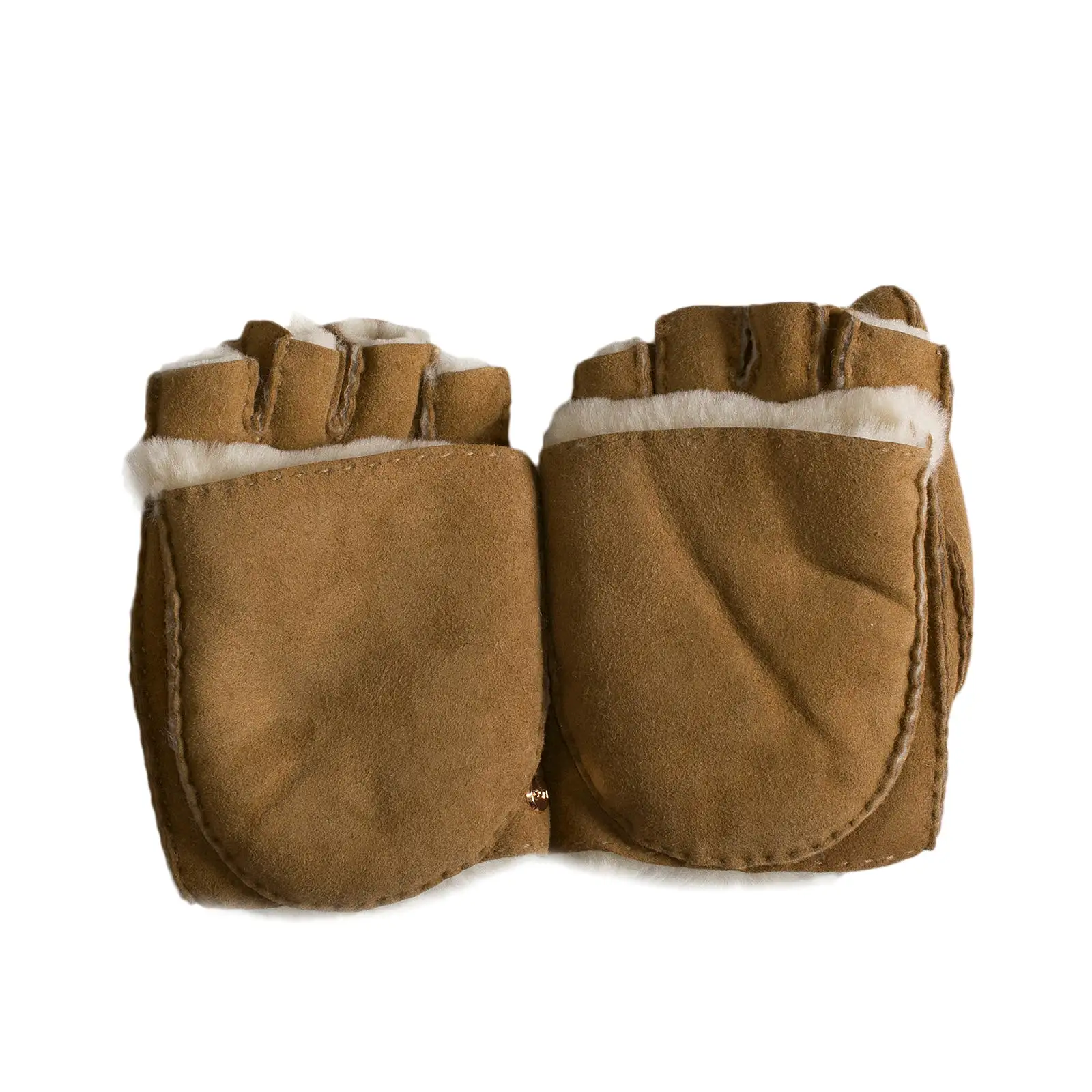 UGG Fingerless Flip Mittens Chestnut - Women's