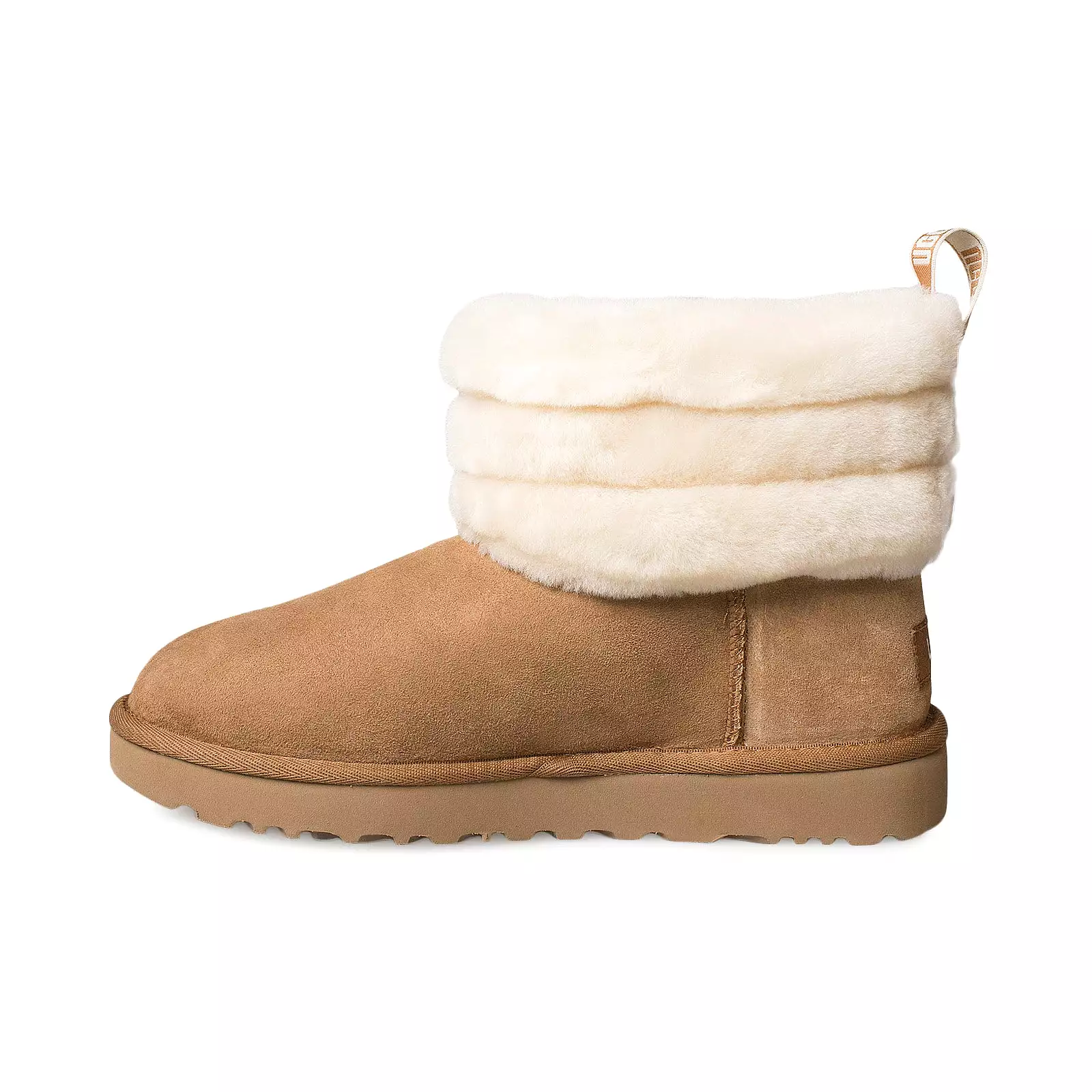 UGG Fluff Mini Quilted Chestnut Boots - Women's