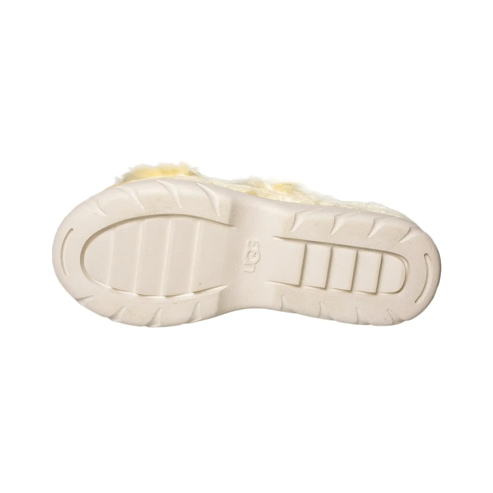 UGG Fluff Sugar Yellow Sandals - Women's