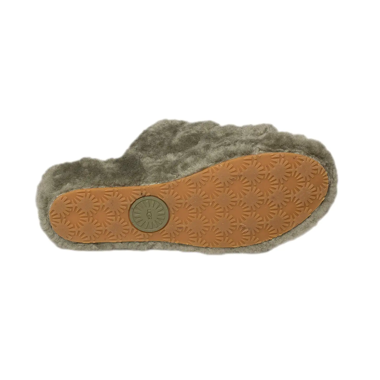 UGG Fluff Yeah Burnt Olive Slippers - Women's