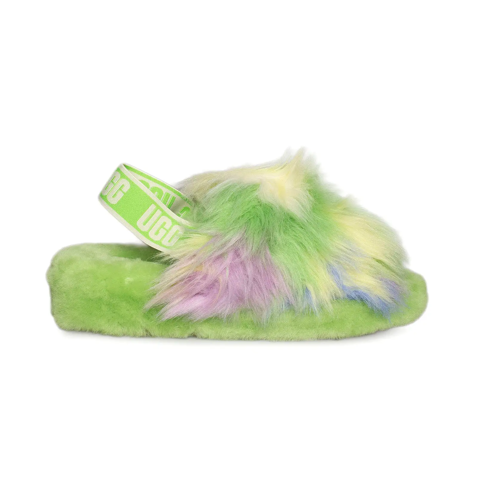 UGG Fluff Yeah Slide Tie Dye Apple Sandals - Women's