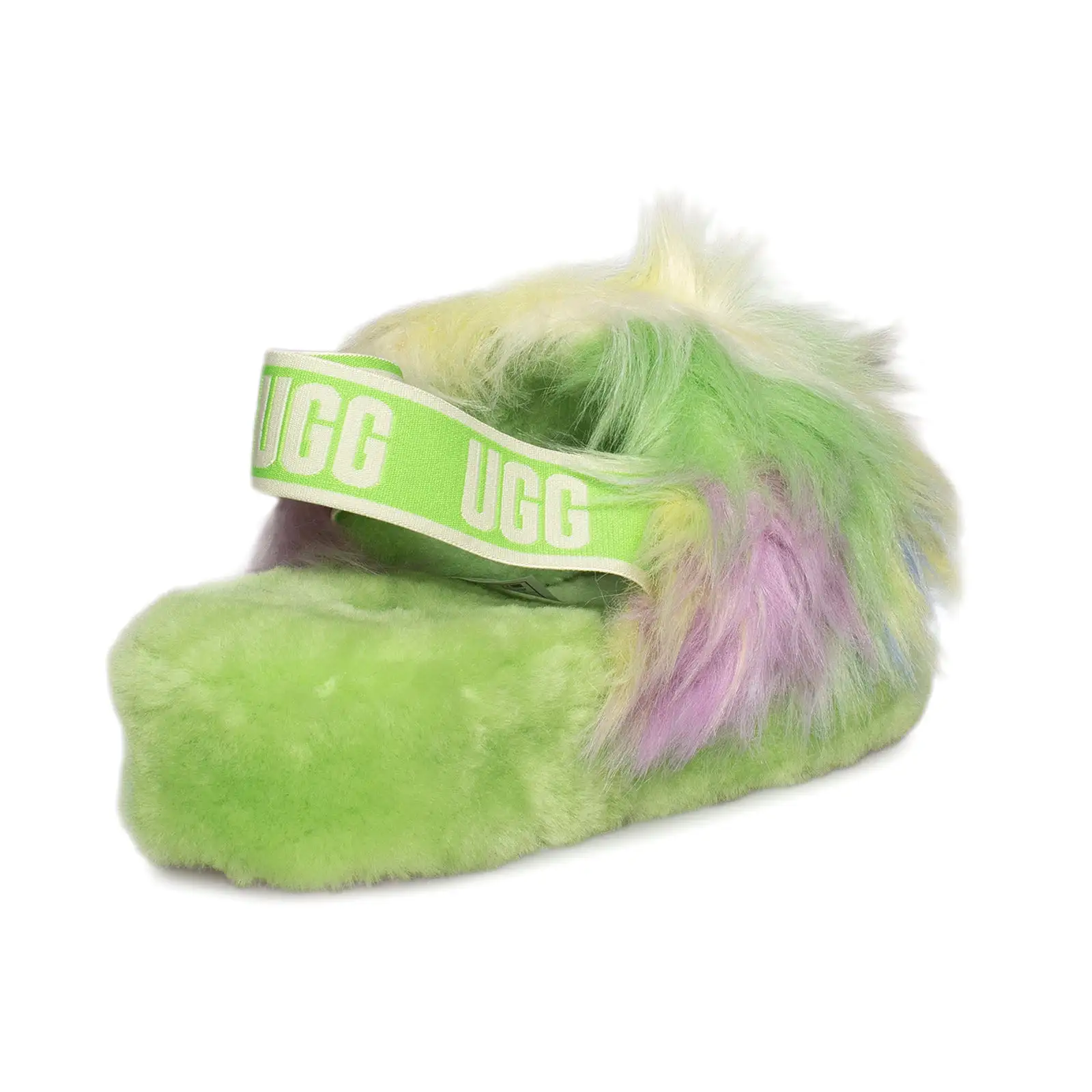 UGG Fluff Yeah Slide Tie Dye Apple Sandals - Women's