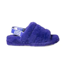 UGG Fluff Yeah Slide Violet Night Slippers - Women's