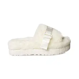 UGG Fluffita White Sandals - Women's