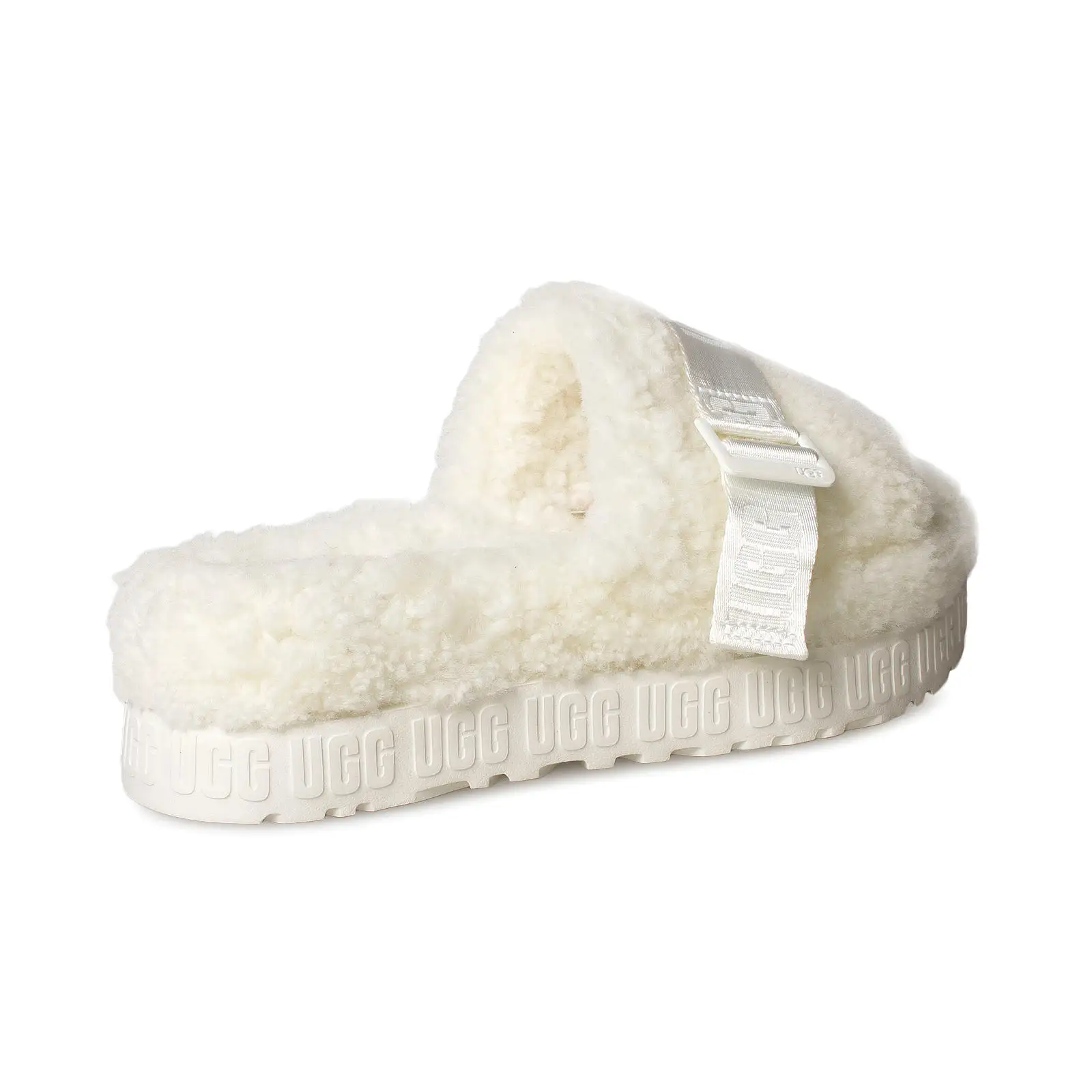 UGG Fluffita White Sandals - Women's