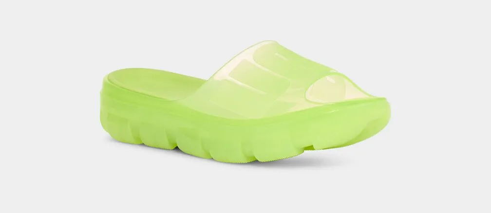 UGG Jella Clear Platform Neon Slide 6763