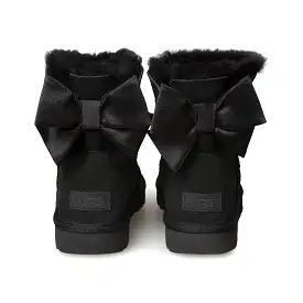 UGG Mini Bailey Bow II Glam Black Boots - Women's