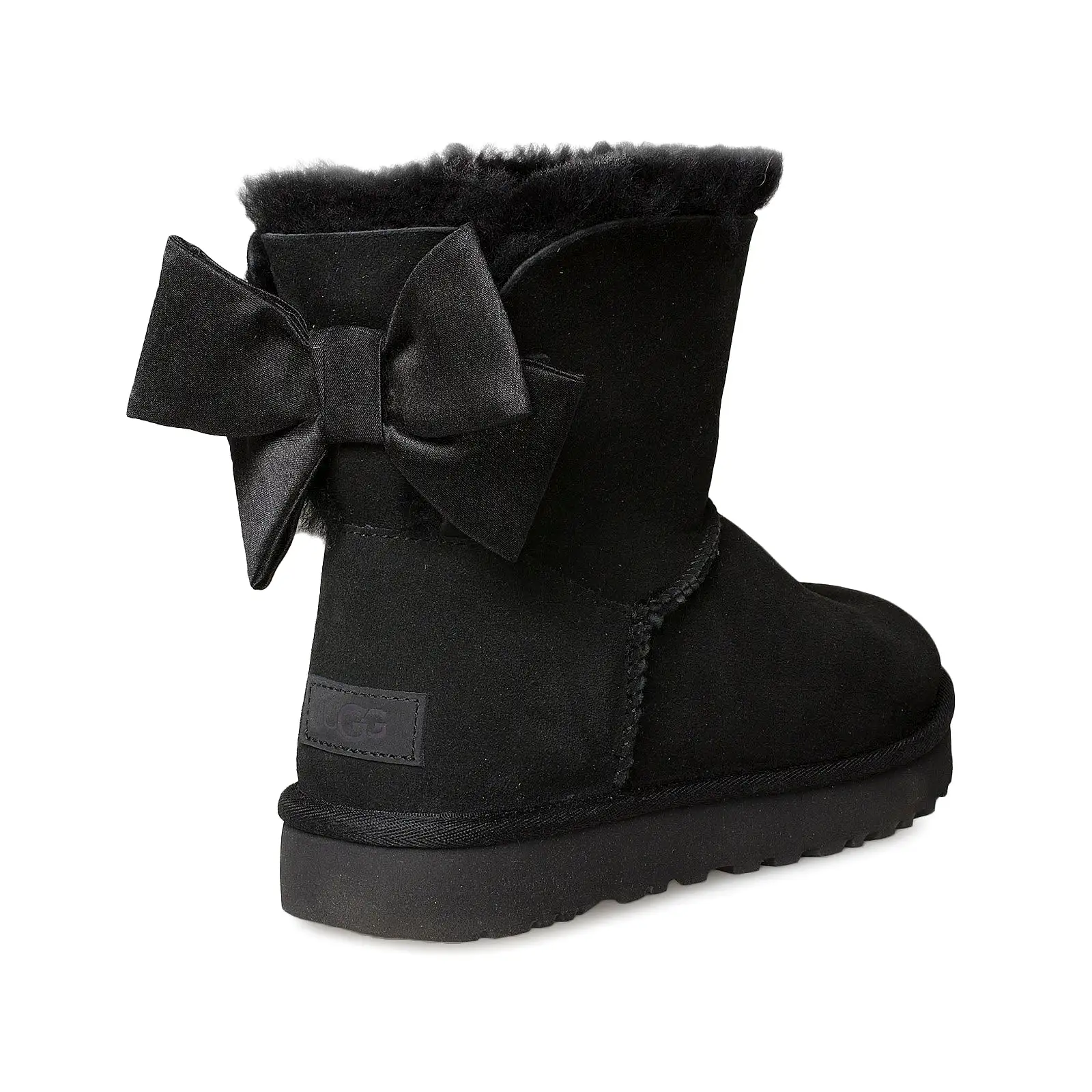 UGG Mini Bailey Bow II Glam Black Boots - Women's