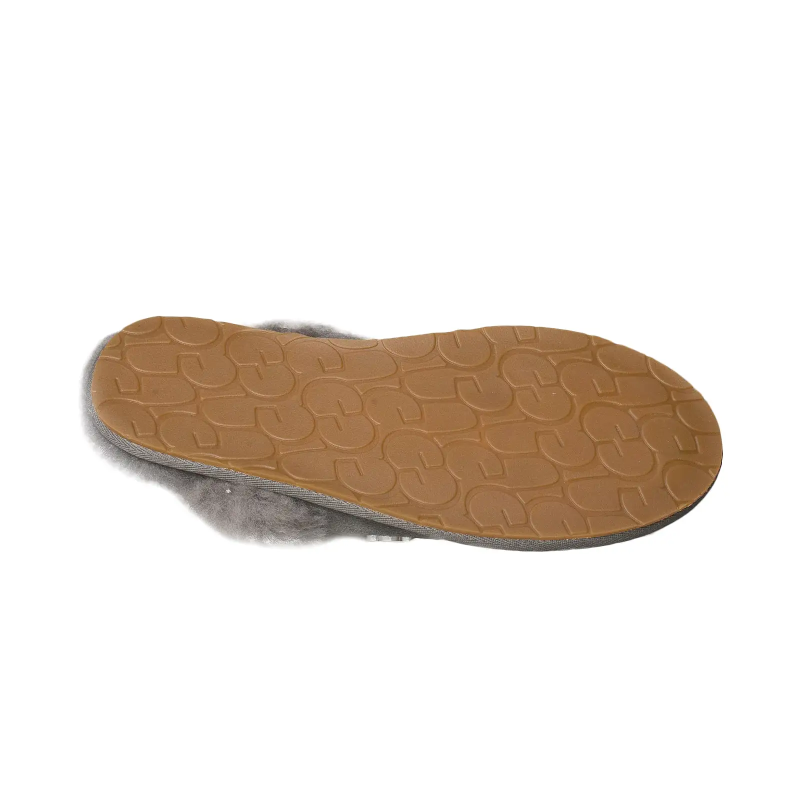 UGG Scuffette II Metal Logo Charcoal Slippers - Women's