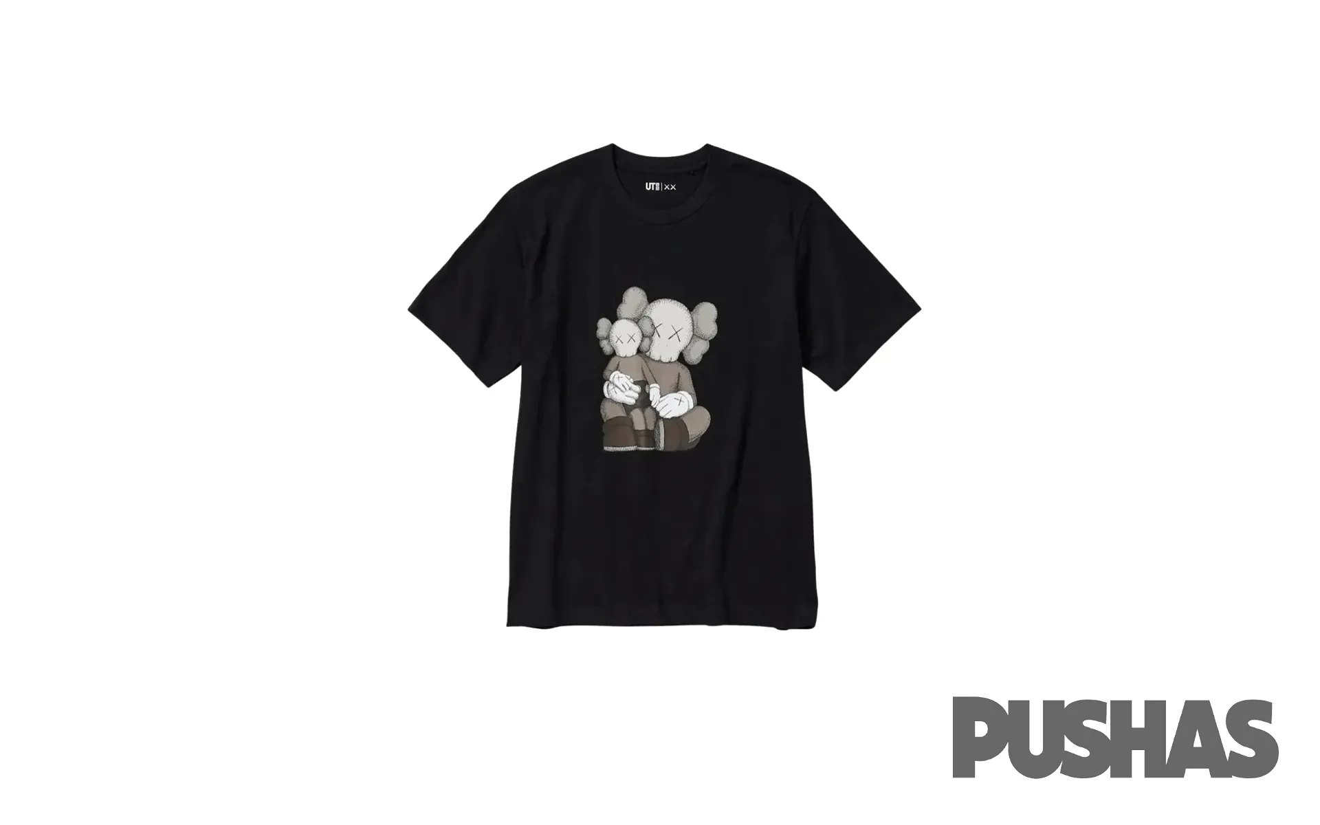 Uniqlo UT Short Sleeve Black T-shirt x KAWS 'Father & Son' (US Sizing)