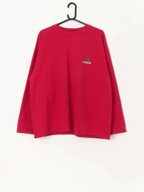 Vintage Adidas Equipment sweatshirt in red – Large