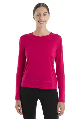 Womens 125 ZoneKnit™ Merino Energy Wind Long Sleeve Tee