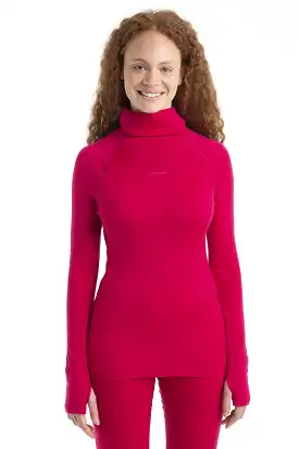 Womens 300 MerinoFine™ LS Roll Neck Thermal Top