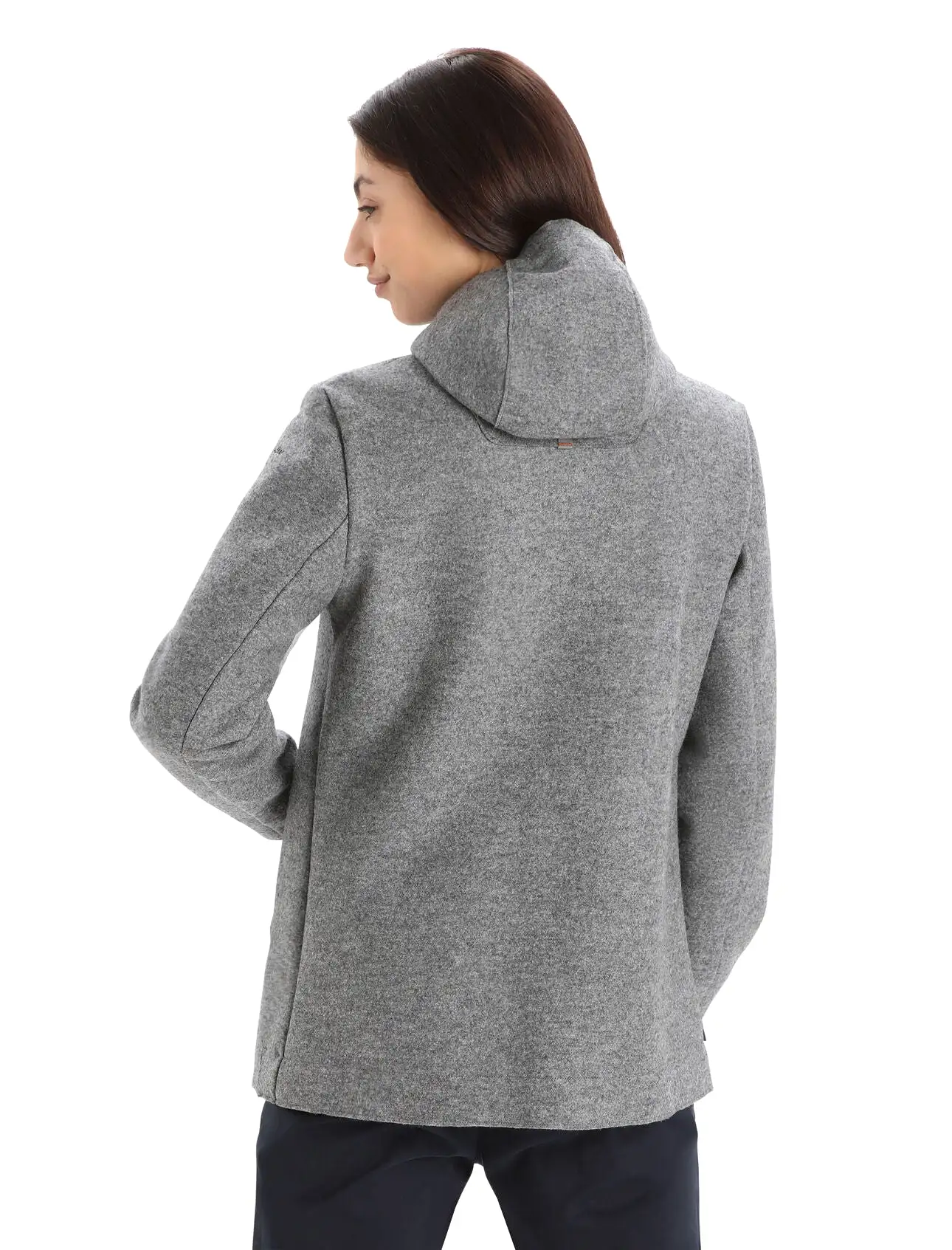 Womens Felted Merino Hooded Jacket