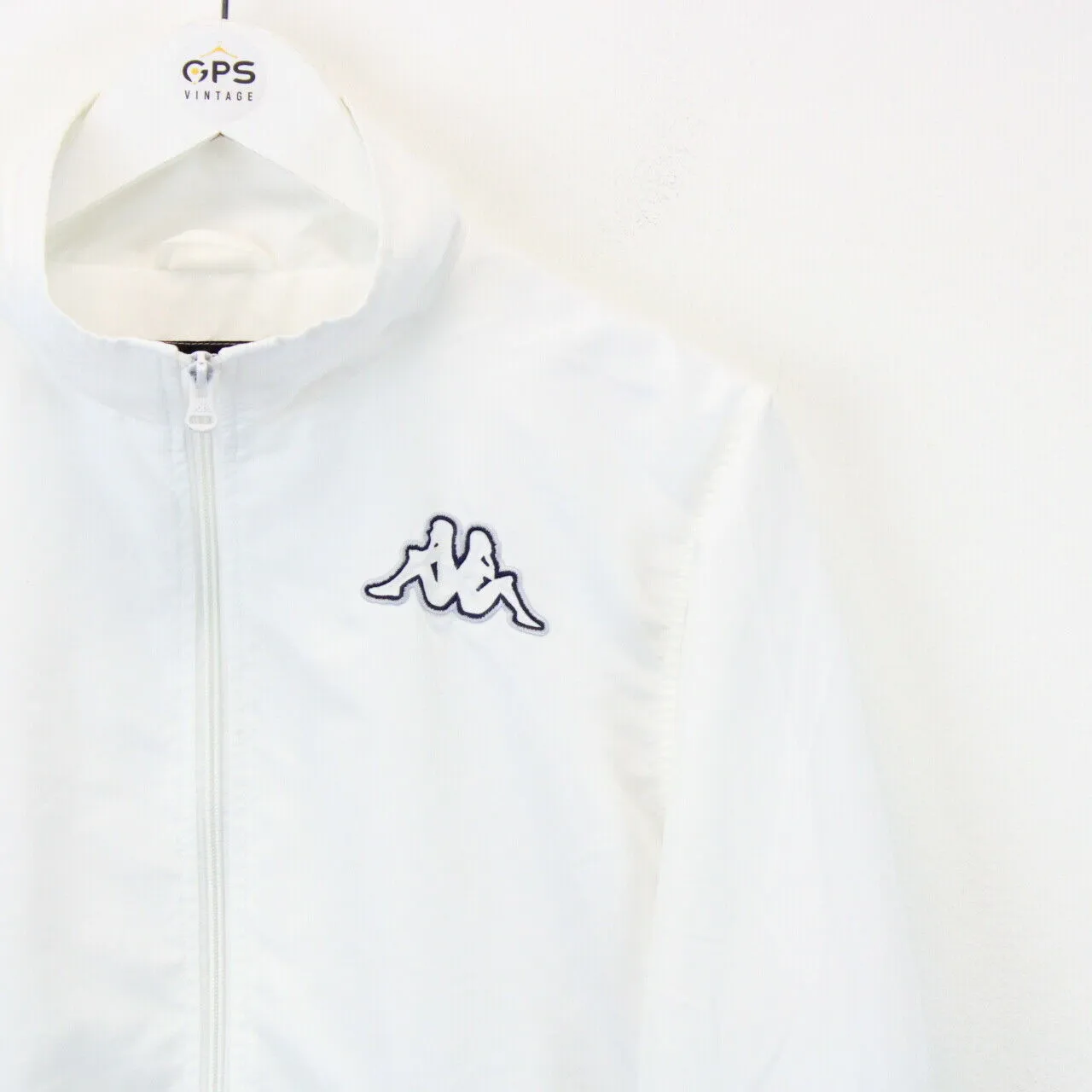 Womens KAPPA 00s Track Top White | Medium